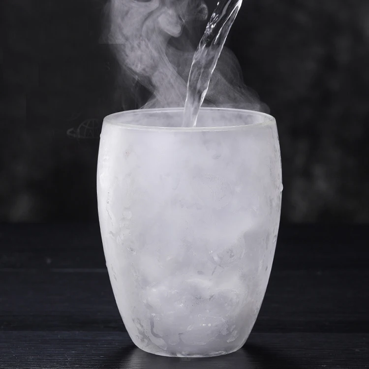 Китайская Фабрика Изолированная боросиликатная стеклянная кофейная чашка с двойными стенками на продажу