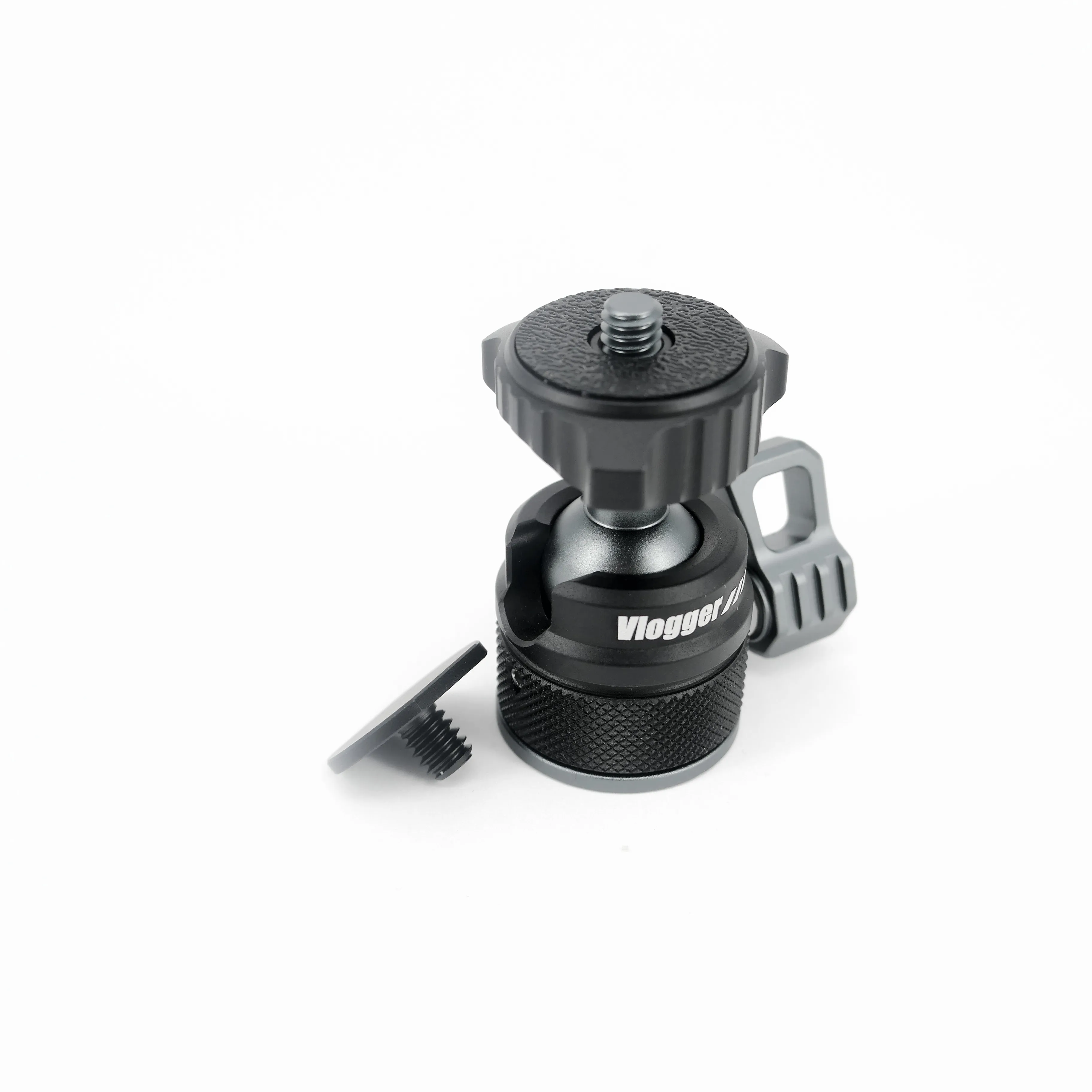 Bolt Slim Ball Head Mini Small Shooting Tripod Ball Head Screw Adapter 360 Degree Monopod Digital Camera SLR with Cold Shoe