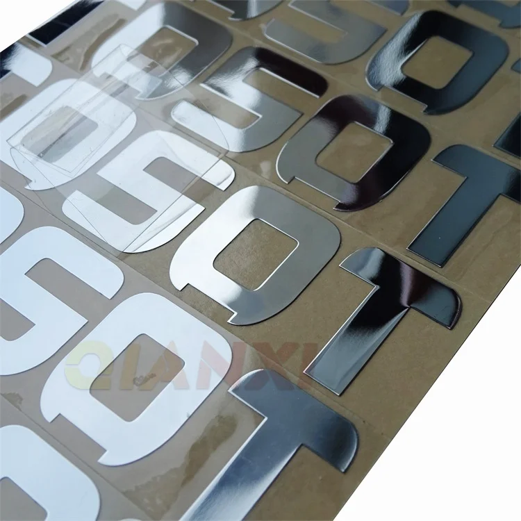 Decorative personalized mobile phone metal transfer label sticker