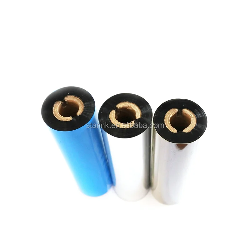 2023 inkstar thermal transfer ribbon classic wax resin  barcode ribbon 110mmx90m