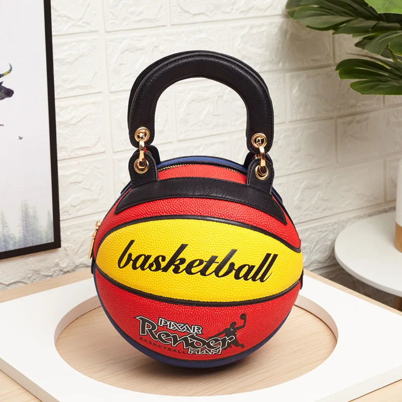 Fancy Design Upgraded Quality Mini Handbags Basketball Purse With Logo