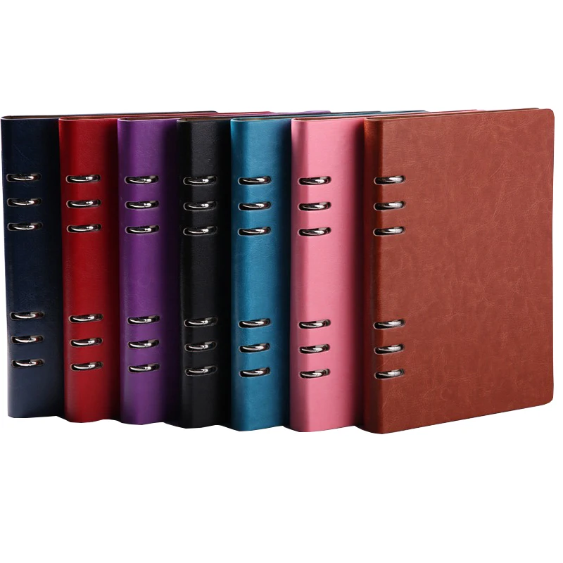 Лидер продаж, дизайнерский ежедневник из искусственной кожи, блокнот для записей в твердом переплете, блокнот для бюджетной печати, блокнот на спирали для студентов