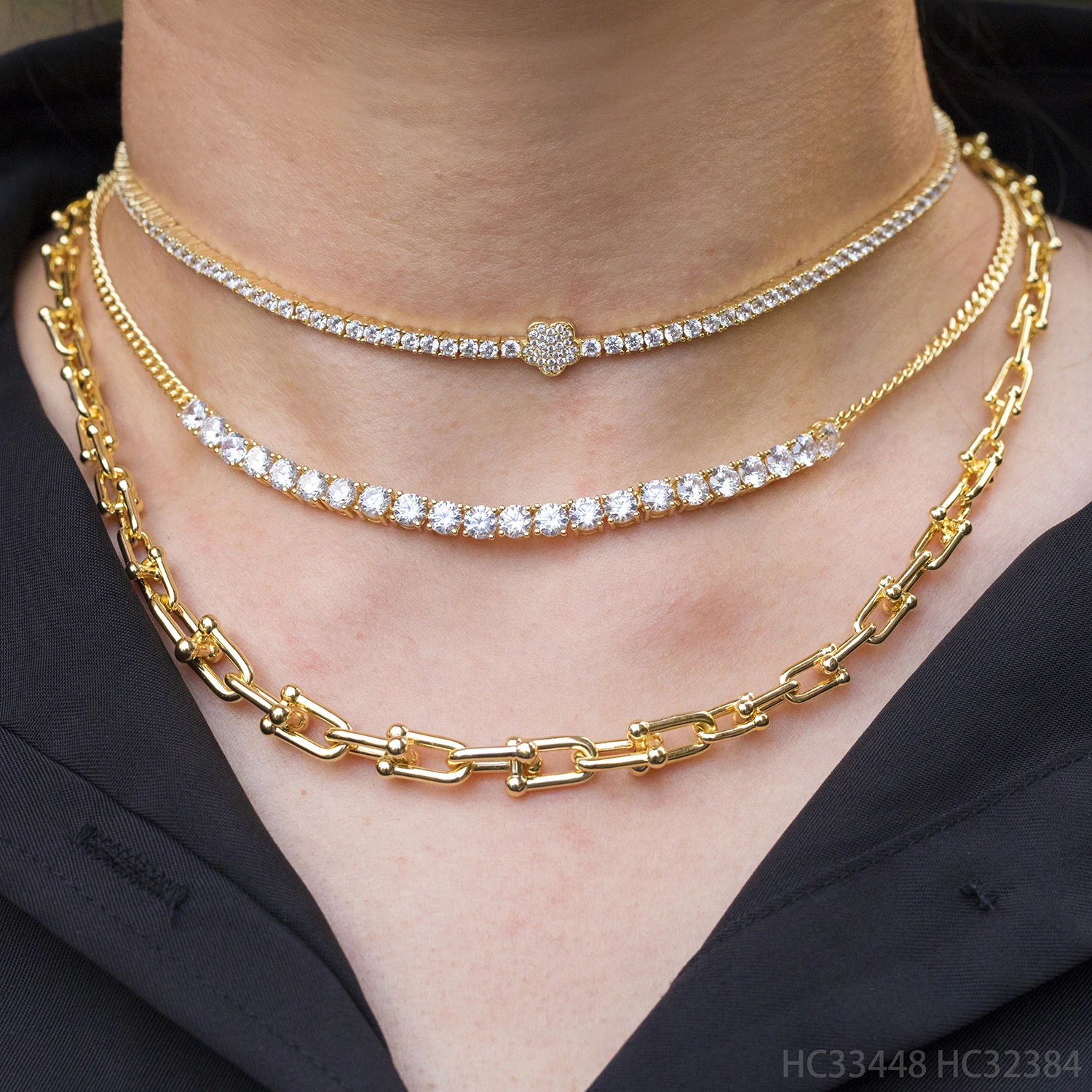 4mm Zircon Half Tennis Half Curb Cuban Chain CZ Women Jewellery 925 Sterling Silver Necklace For Jewelry Wholesaler