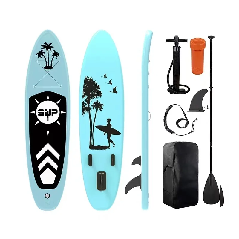China factory supply double layer durable various touring stand up sup inflatable soft folding paddle board for heavy people