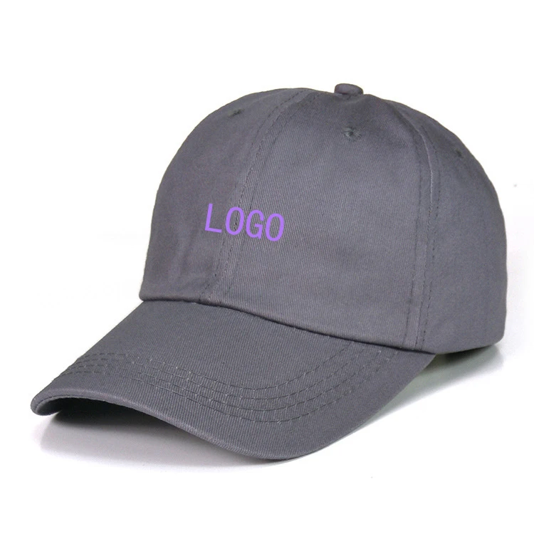 High quality cap embroidery hats custom baseball caps embroidered dad hat with brand woven tag