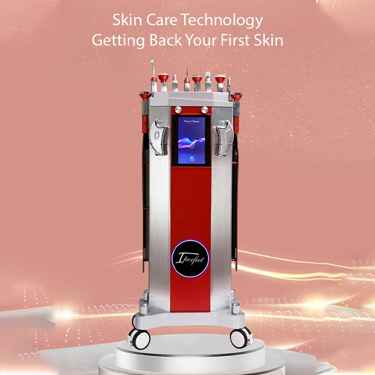 Professional Skin Care Machine Improve Firmness 9 in 1 Multi Function Vertical To Fade Fine Lines Skin Care Product