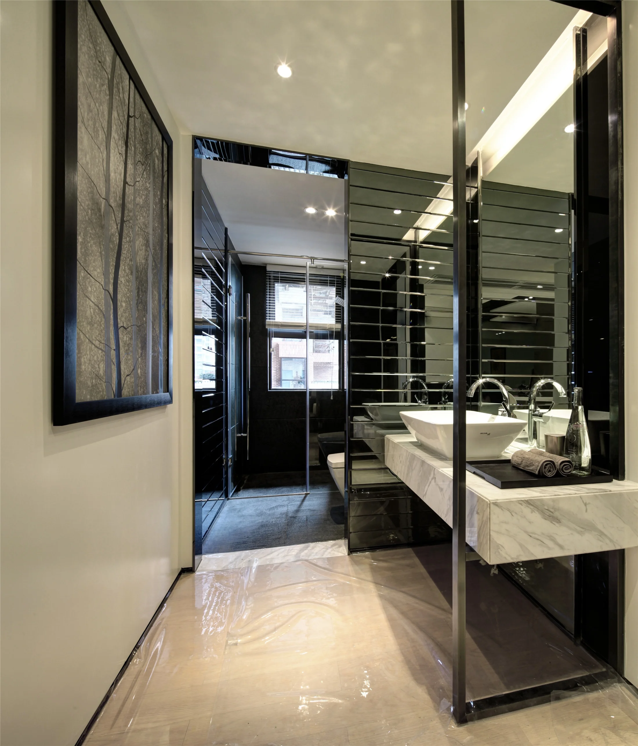 Wholesale High Quality Light Luxury Wall Decor Tile Mirror Glass Mosaic Splice Spell