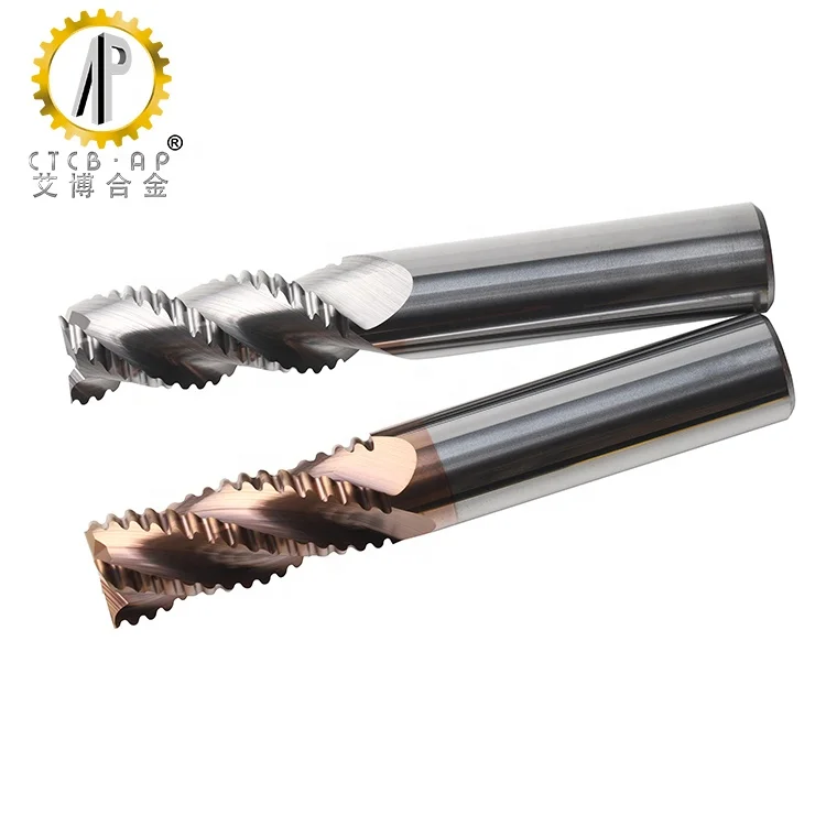 CNC Router Radius HRC55 HRC50 2 flutes 4 Ball Nose 1 Flute Straight Roughing Corn Teeth Engraving End Mill Cutter Carbide