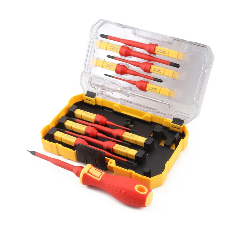13 pcs VDE Screwdriver Set Professional 1000V Insulated Electrician Hand Tools Tool Kits with Electrical Test Pen