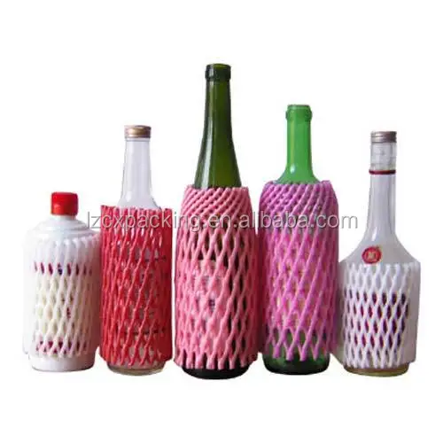 Hot sale  shockproof epe foam net cover  fruit coconut pawpaw mango protection mesh sleeve foam net supplier