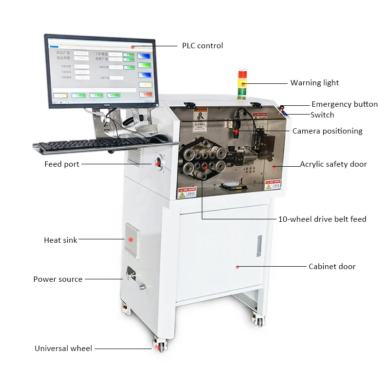 High speed  Visual Positioning Convoluted Tube Crest & Corrugated tube cutter Tube hill and valley cutting machine