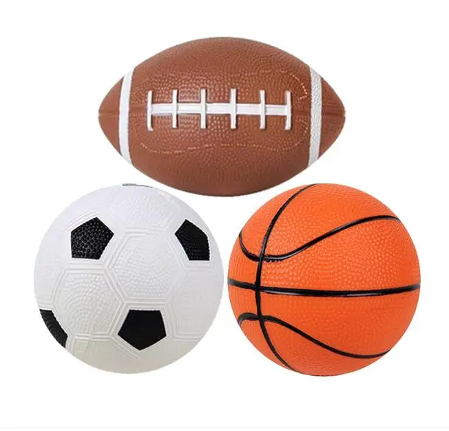 Mini Sports Balls for Kids,  Set of 3 Includes Soccer ball Basketball and football for Soft Indoor & Outdoor