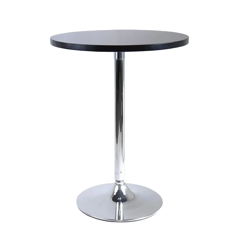 High Pub Event Party Coffee Wood Cheapest Iron Round Counter Modern Simple Cocktail Bar Table