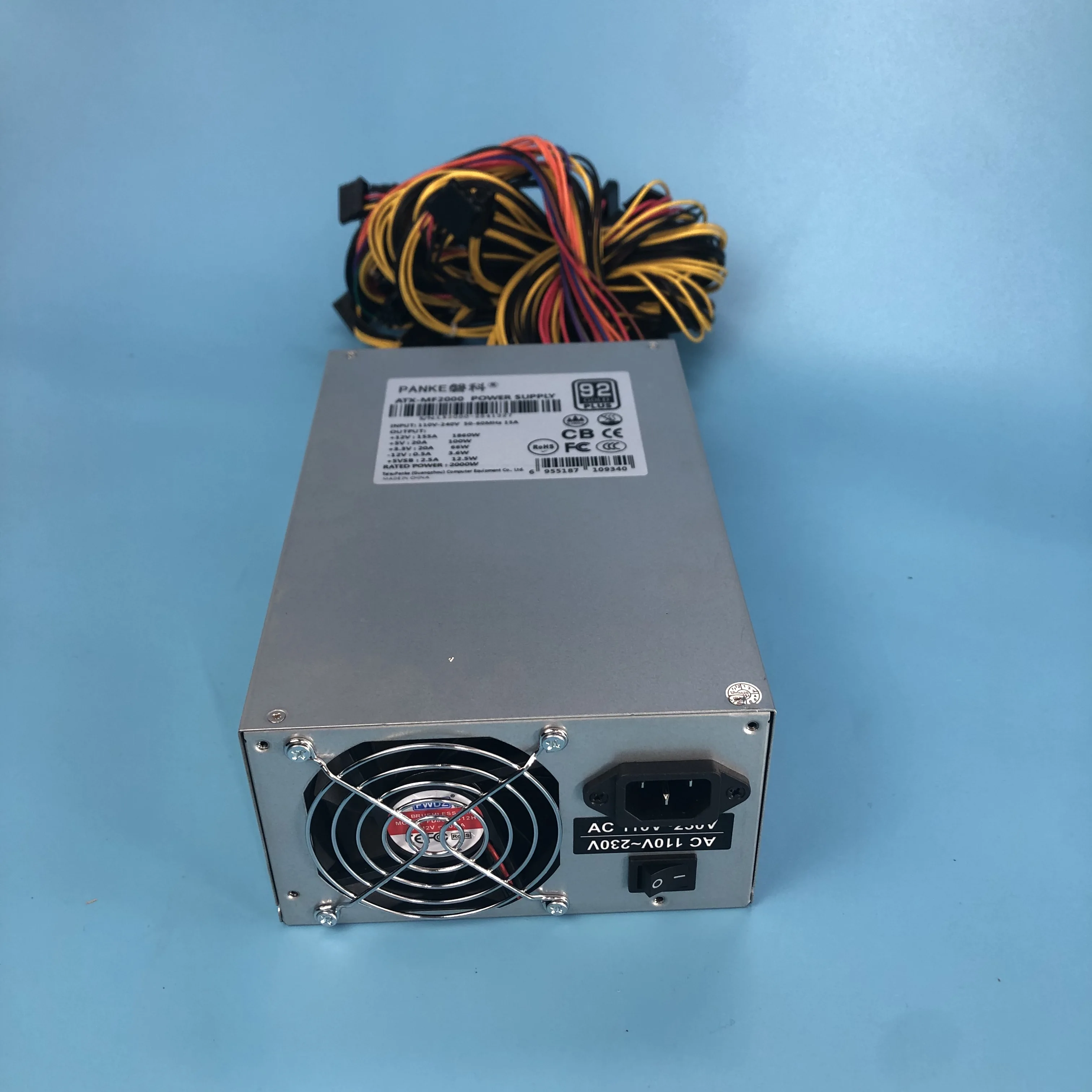  BTC ETH mining atx gold minging power supply 1800w support 8