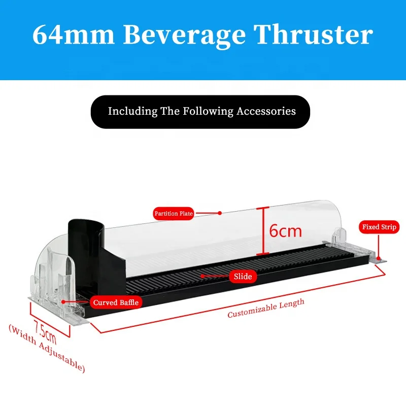 Automatic Pusher Glide Drink Dispenser Fridge Drink Organizer Soda Can drink dispenser organizer for refrigerator