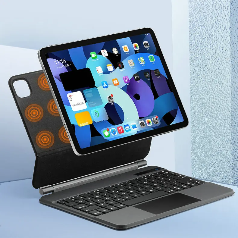 Magic Keyboard Tablet Laptop Smart Keyboards Case Cover 11 12.9 Inch Air 4 5 for Apple Ipad Pro Multifunctional Wireless RF RGB