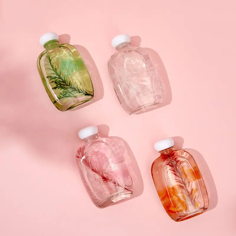 Stick Bottle 150 Ml Sphere Shape Large Scent Candle Gift Set Luxury Reed Diffuser With Flower Reed Fragrance