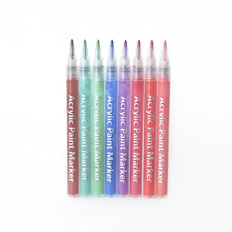 
kids water based Non-toxic factory pastel marker DIY fine point acrylic paint marker pen 