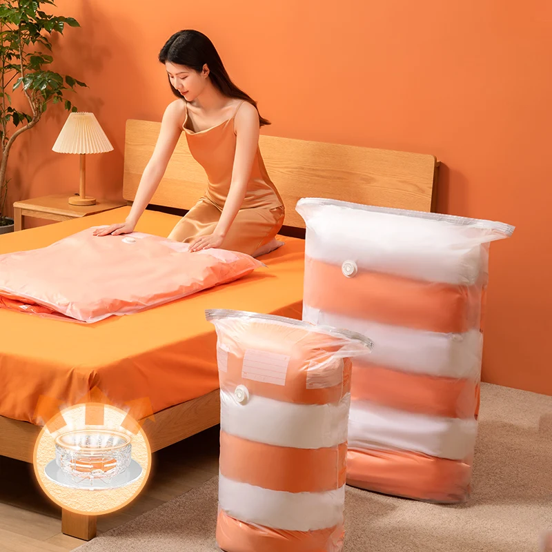 2022 New type air pump free vacuum bag compression bag cube vacuum bag