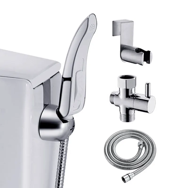 Wholesale High Pressure Adjustable Fresh Water Hand Bidet New Design Toilet Washing Handheld Bidet Sprayer