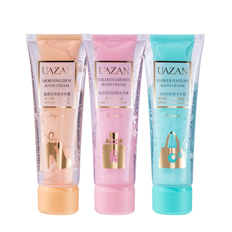 Private Label Best Natural Organic Halal Antifreeze Cracking Gardenia perfume Whitening Hand Cream Lotion