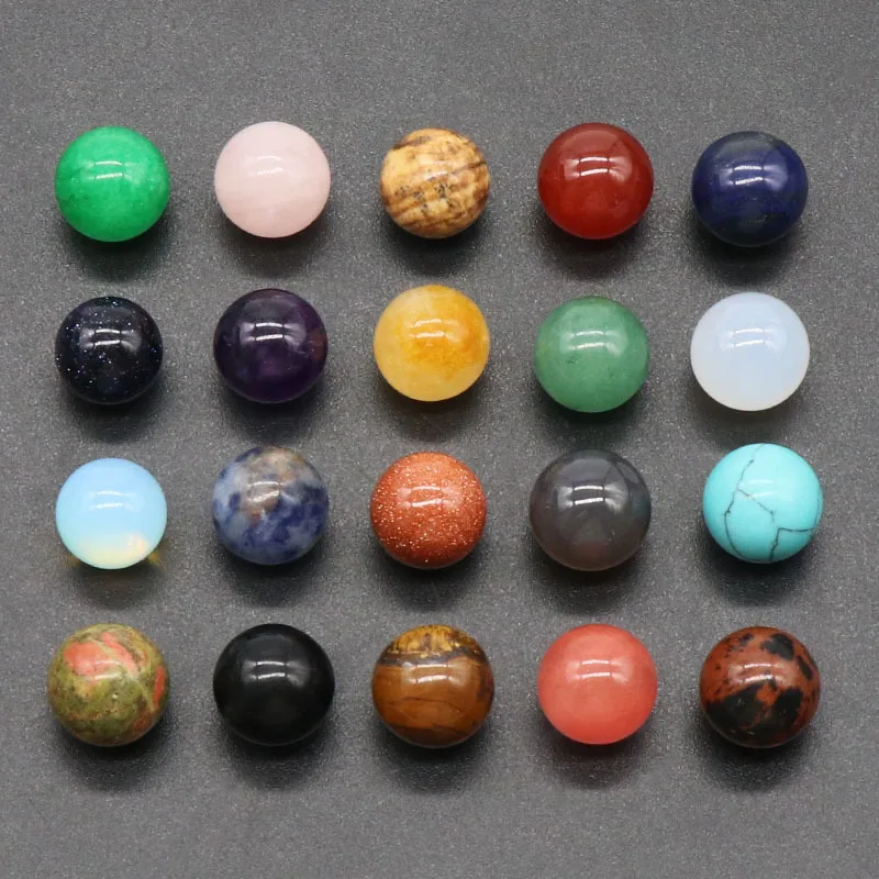 Natural 8/10/16/18/20mm Non-porous-ball Round Loose Gemstone Crystal Ball Diy Howlite Stone Beads Ball