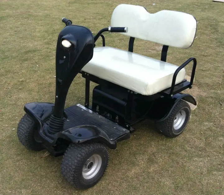 24V low speed single seat or  two seat  electric golf scooter with sun roof