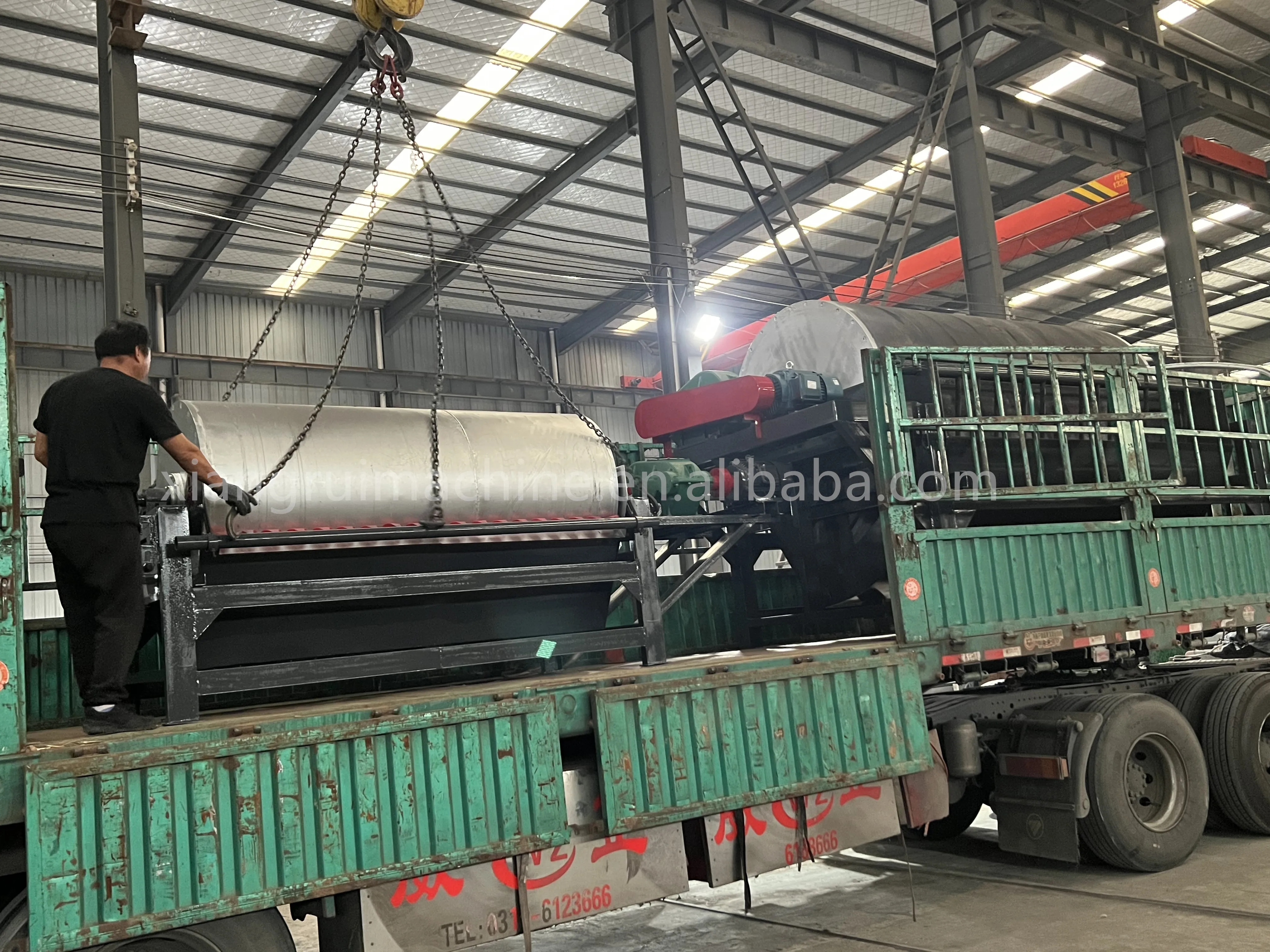 Wet Type Mineral Magnetic Separator 3 in one Iron Ore Separation Equipment for sales