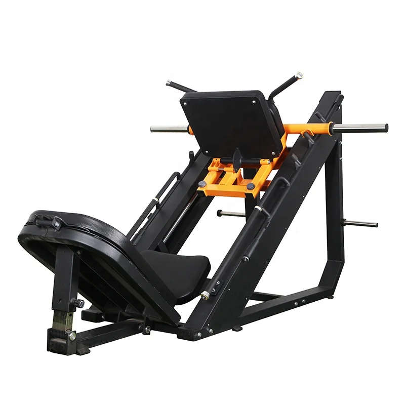 DGZ fitness commercial dual function plate loaded fitness equipment leg press and hack squat combo machine