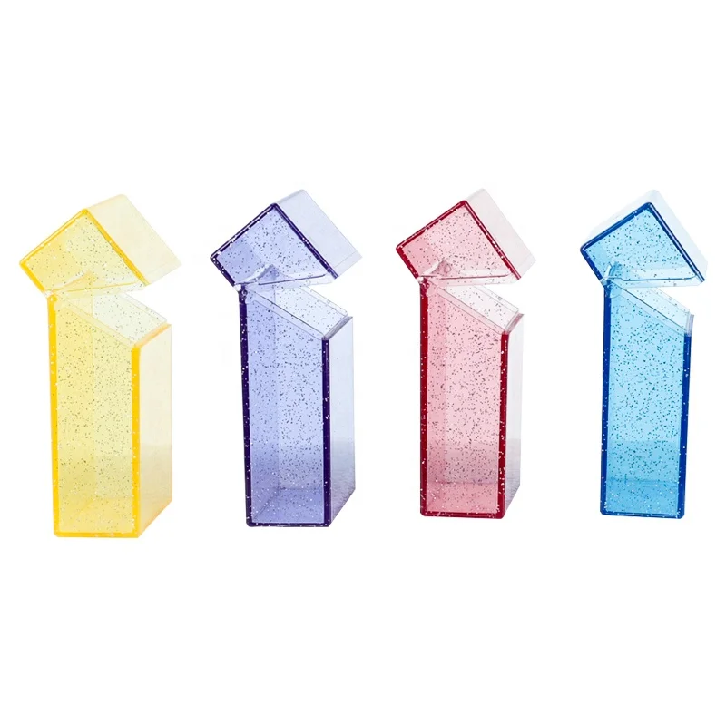 UKETA Wholesale Acrylic Transparent Plastic Cigarettes Holder Custom Cheap Cigarette Case for Promotion