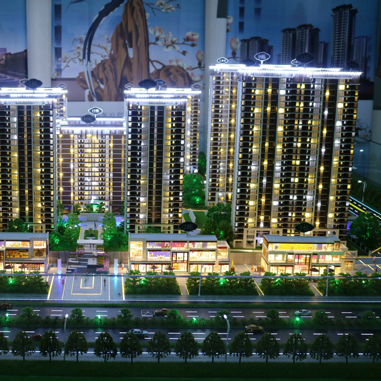 Hot Selling 3D Rendering Architectural Scale Model building for Real Estate