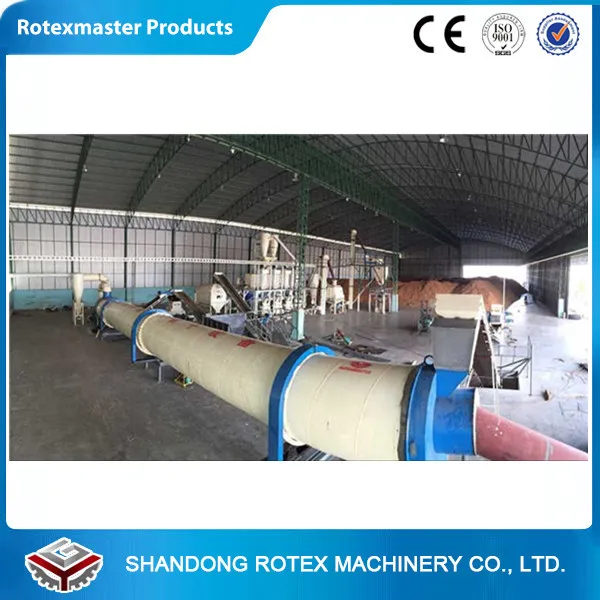 Rotex Master Rotary Dryer YGHG 3.0*24*1 Drum Dryer High Performance Industrial Sawdust Rice Husk Silk Materials Drying Equipment