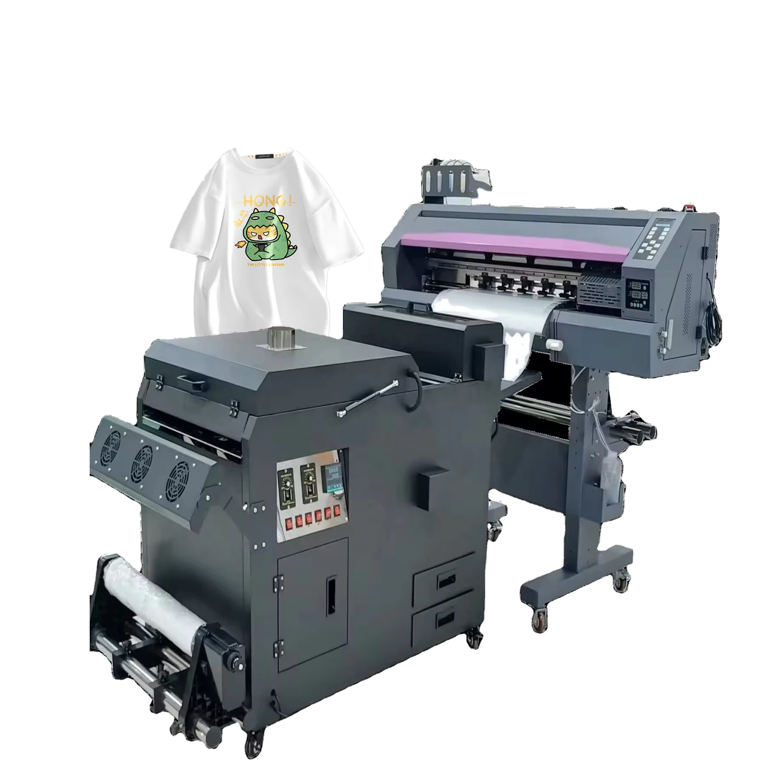 A1 60cm 24inch printing width DTF printer two I3200 heads 60cm dtf printer high resolution dtf printer