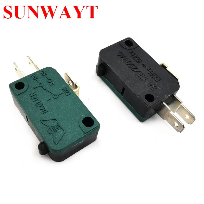 Baolian Green color three terminal microswitch microswitches for arcade push button