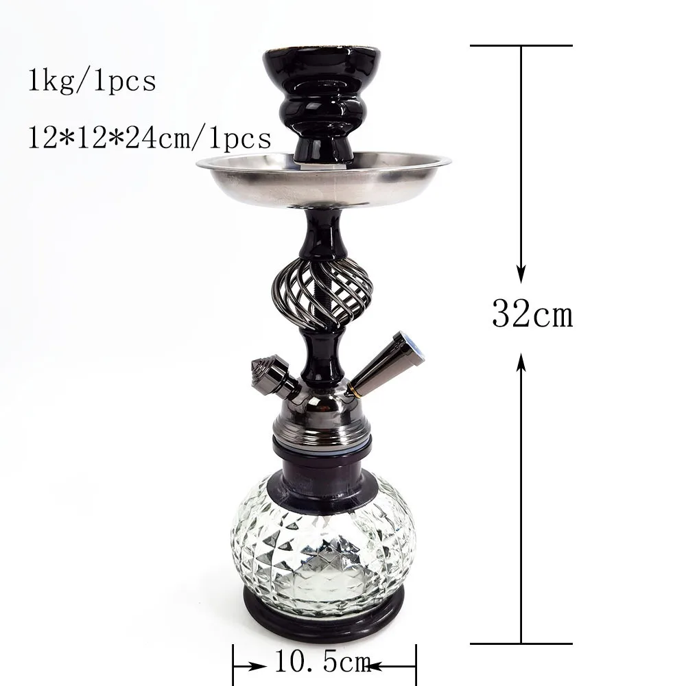 High Quality Arabic Hookah for Home Bar One and Tow Hookah Hose Smoking Accessories Hookah Shisha set