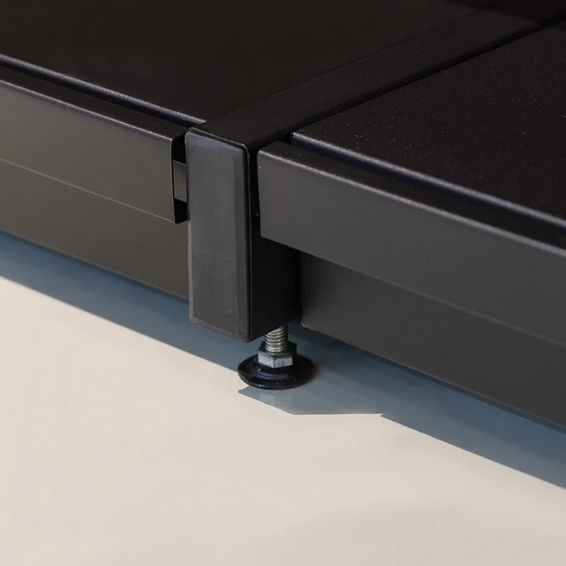 Steel wood supermarket convenience store food cabinet boutique wooden display shelf