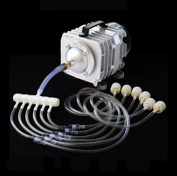 220V Hailea External High Power AC E-magnetic Air Pump Fish Pond Oxygen Pump Compressor