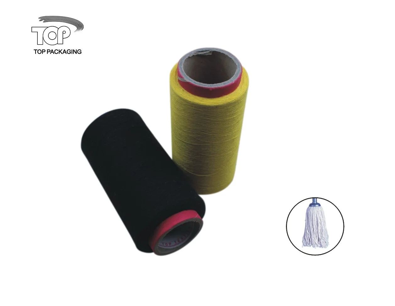 
blended yarn for mop rope cotton mop yarn colorful yarn 