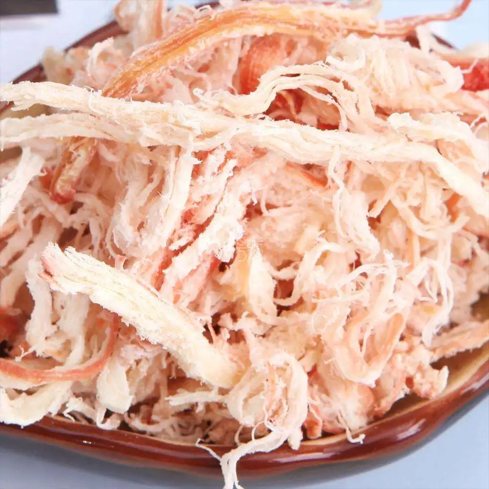 Export Seasoned Bulk Dried Shredded Squid Flake Snack Fish Roller Machine Cooker From China