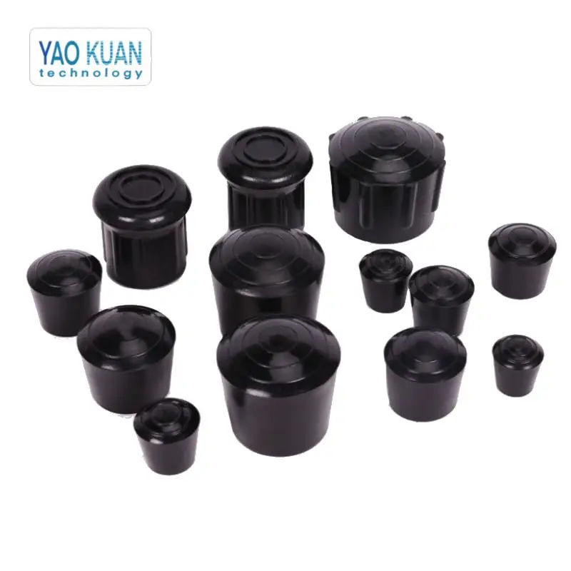 Chair Leg Tips Caps square / round rubber foot cover, anti-skid and wear-resistant protective table andfurnitur chair leg cover