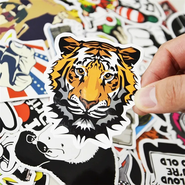 Designer hot-sale cheap custom transfer stickers moto stickers