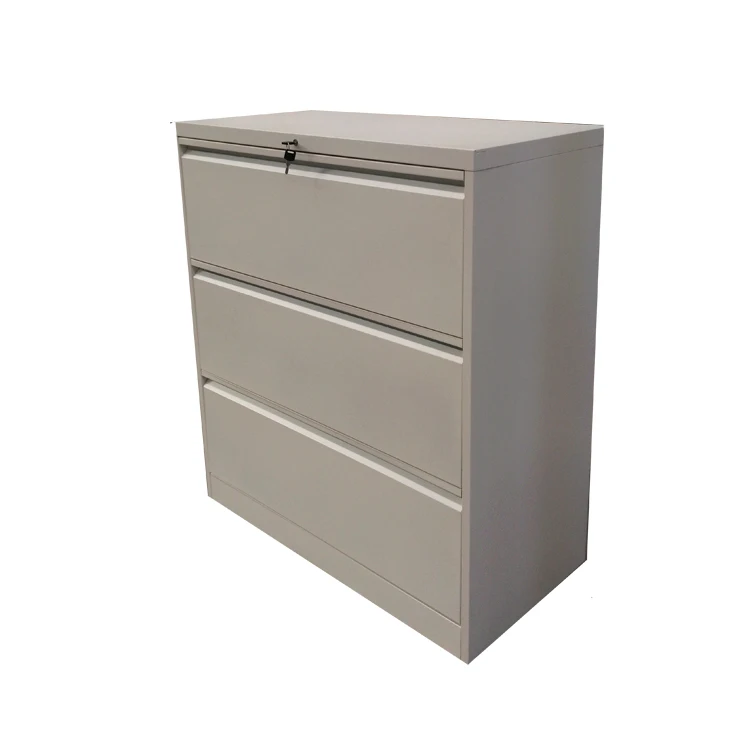 Hot-selling Luoyang Customized 2/3/4 Black Fashion With Three Movable Filing Storage Steel Drawer Metal Office Filling Cabinet