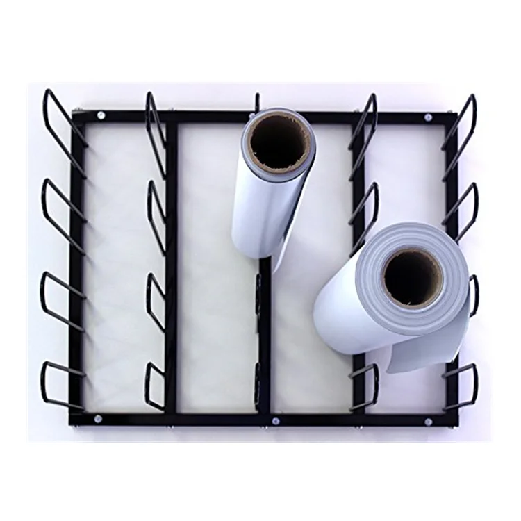 Wall Vinyl Roll Display Rack Film Storage Vinyl Roll Holder