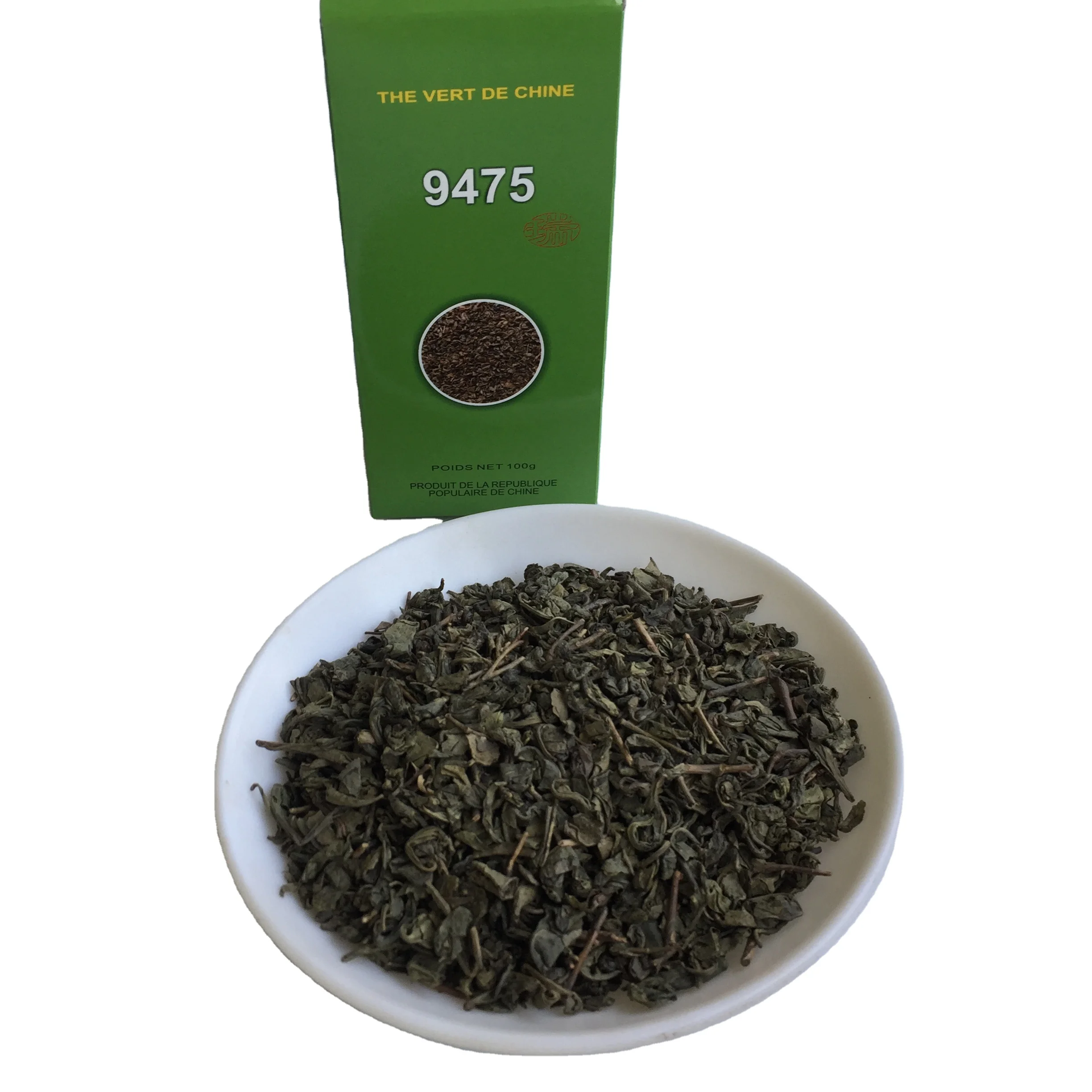 factory China gunpowder green tea 9475 in box
