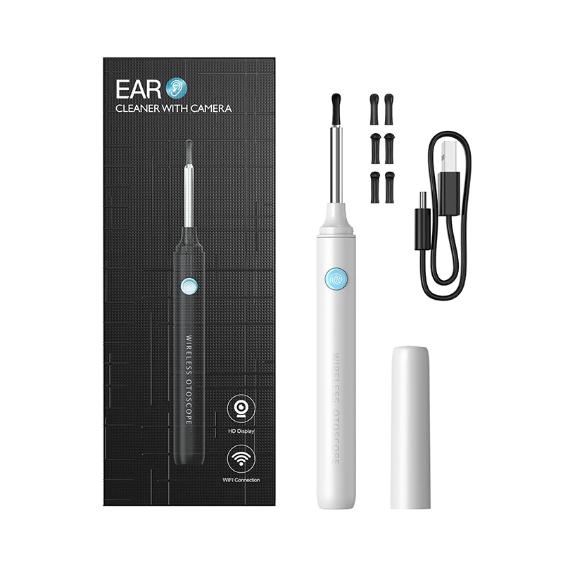 Find B Pro-GP Ear Wax Removal Tool with 1080P Camera Ear Cleaning Kit with 4 Pcs Ear Set for Kids, Adults,Pets for iOS &Android