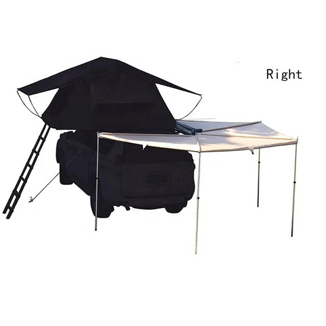 
DANCHEL OUTDOOR Rainproof Sun protection Car Sector Awning 270 degree Awning Side Rooftop Tent 