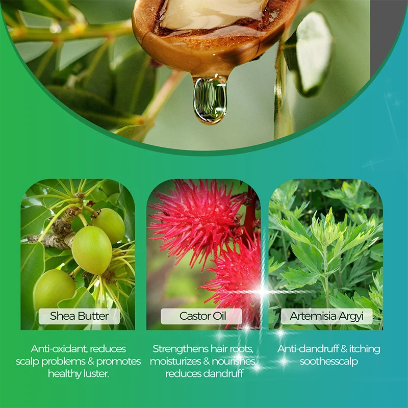 Moisturizing Sulfate Free Shea Butter Hair Shampoo and Conditioner For 2C 3C 4C Curl Hair Grow & Restore