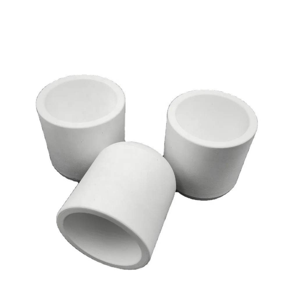 
OD102mm ID110mm high purity Silica 99% cylindrical fused quartz SiO2 crucible for melting or casting alloys 
