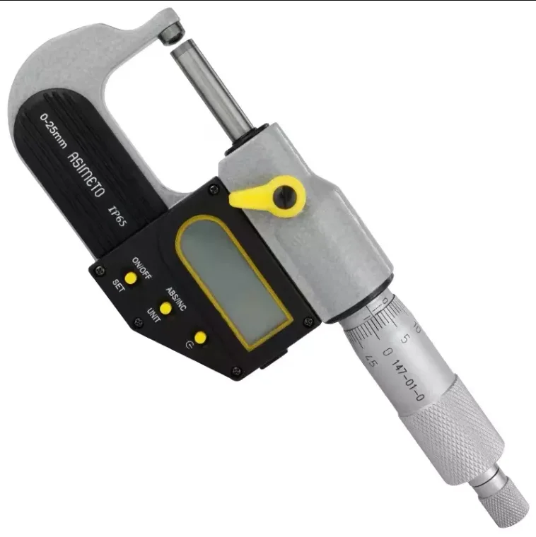 0-25mm 25-50mm deep throat electronic digital outside micrometer