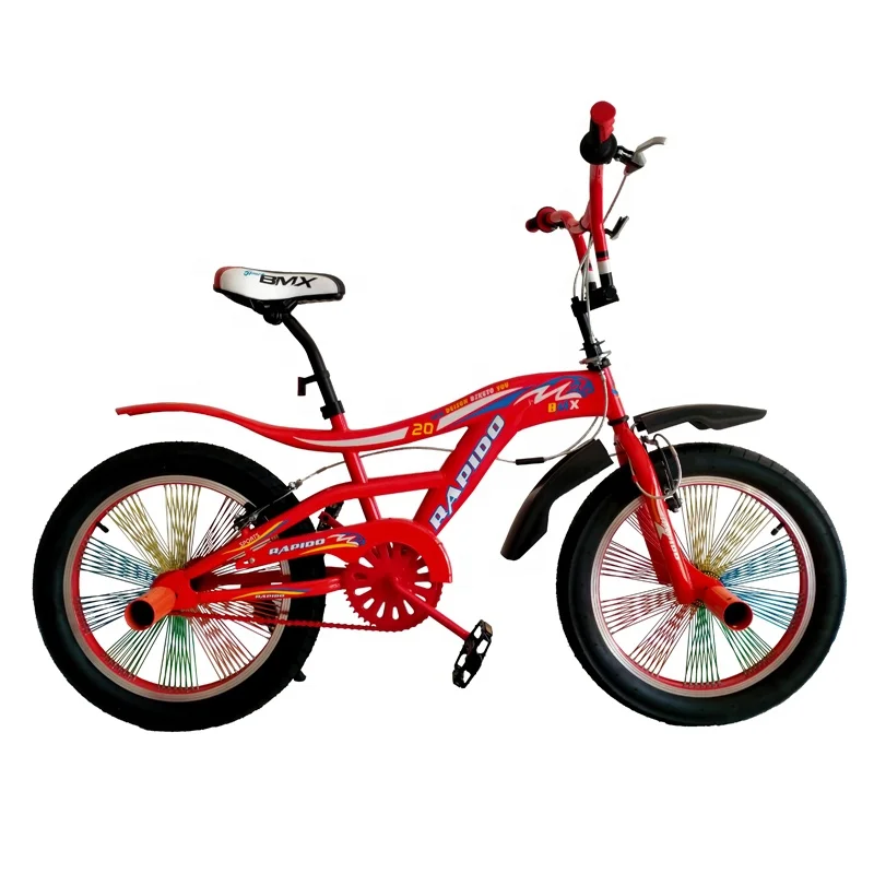 Good Quality 20 inch BMX Bike Freestyle Bicycle with colorful spokes
